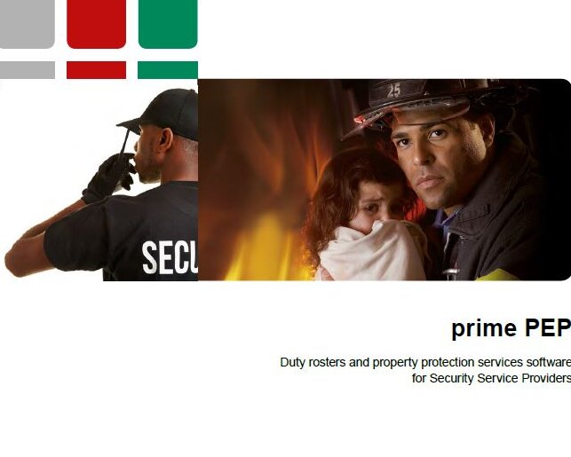 Folleto prime PEP the solution for security service providers